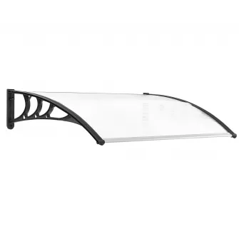 Copertina din policarbonat Anti-UV 120x80x23cm transparent-negru
