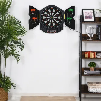 Dartboard electronic digital + 12 darts 8 jucatori