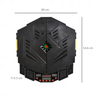 Dartboard electronic digital + 12 darts 8 jucatori