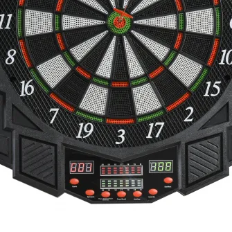 Dartboard electronic digital + 12 darts 8 jucatori
