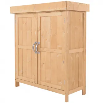 Dulap exterior pentru scule, 74×43×88cm, lemn, Outsunny