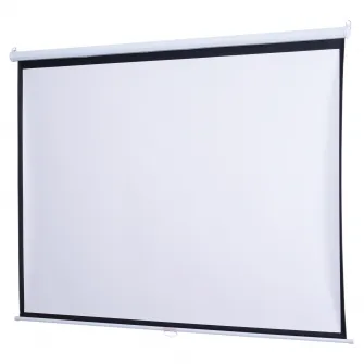 Ecran de proiectie pentru office, 100 inch, 203 x 152 cm, Alb / Negru, Homcom