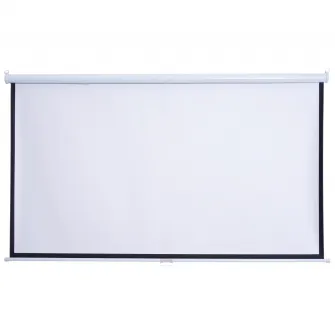 Ecran de proiectie pentru office, 100 inch, 203 x 152 cm, Alb / Negru, Homcom