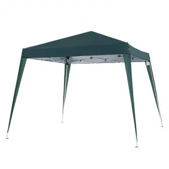 Foisor Pliabil de Gradina 3x3m Otel si poliester, Verde, Outsunny