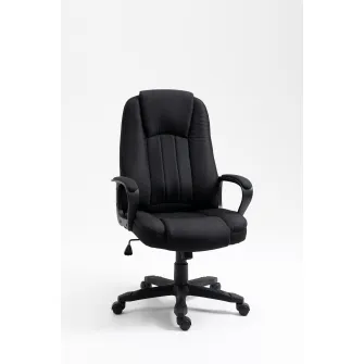 Fotoliu de Birou cu Masaj Vinsetto cu Interfata USB si Inaltime Reglabila, 60x74x106-116cm, Negru