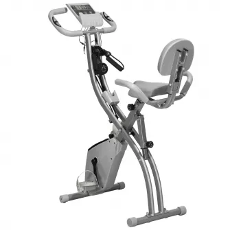 HOMCOM bicicleta pliabila 2 in 1, 8 nivele, gri