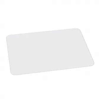 HOMCOM Covor de Protectie pentru Podea, Transparent, Covoras pentru Scaun Birou, Anti-alunecare din Plastic pentru Podele Dure, 90x120cm
