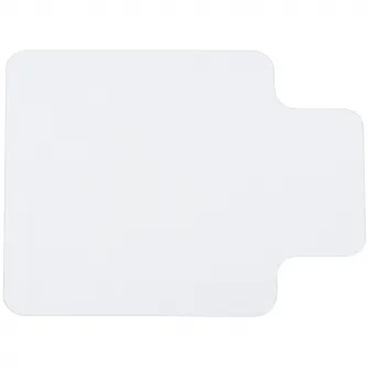 HOMCOM Covoras pentru Scaun Birou, Covor de Protectie pentru Podea Anti-alunecare din Plastic Multifunctional pentru Parchet si Podele Dure, 90x120cm