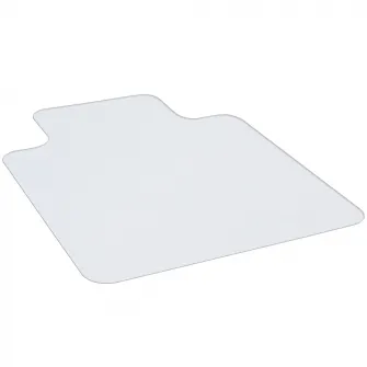 HOMCOM Covoras pentru Scaun Birou, Covor de Protectie pentru Podea Anti-alunecare din Plastic Multifunctional pentru Parchet si Podele Dure, 90x120cm