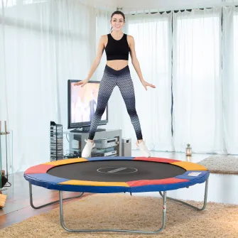HomCom, protectie margine trambulina, Ø305 cm, multicolora