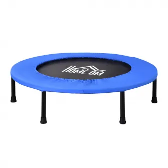 HOMCOM Trambulina Elastica pentru Jumping Fitness Structura din Otel Φ91x22.5cm