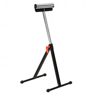 HOMCOM trepied cu Role si Inaltime Reglabila din Metal, Design Pliabil care Economiseste Spatiu cu Rulmenti cu Bila, 44x50x68-110 cm, Negru si Argintiu