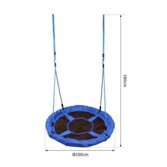 Leagan copii, Homcom Albastru 30x13x73 cm
