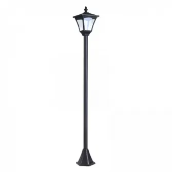 Lumina pentru exterior HomCom, cu panouri solare, negru,120 cm
