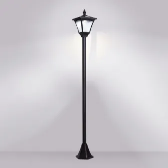 Lumina pentru exterior HomCom, cu panouri solare, negru,120 cm