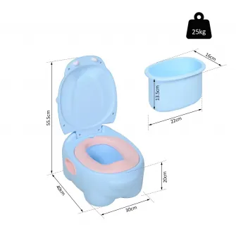Olita HomCom, 6 luni+, 40 x 30 x 23cm, Albastru