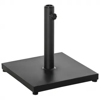 Outsunny Baa pentru Umbrela de 13.3kg din Ciment, Postament pentru Umbrela de Gradina cu Finisaj Lucios Negru