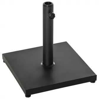 Outsunny Baa pentru Umbrela de 13.3kg din Ciment, Postament pentru Umbrela de Gradina cu Finisaj Lucios Negru