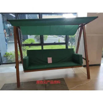 Outsunny Balansoar de Gradina 3 Locuri, Balansoar Pat Matrimonial 2 in 1 cu Baldachin Reglabil si Perne Captusite, 225.5x113x180cm, Gri si Teck