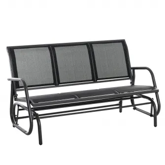 Outsunny Banca Leagan de Gradina cu 3 locuri