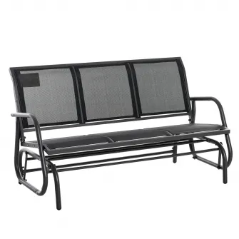 Outsunny Banca Leagan de Gradina cu 3 locuri