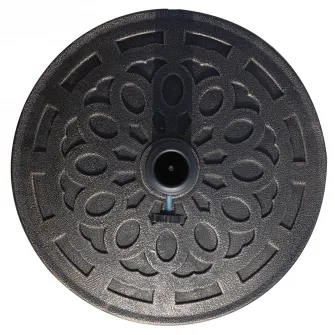 Outsunny Baza pentru umbrela 12kg din rasina Φ48.5x34cm pentru stalpi 38-48mm bronz