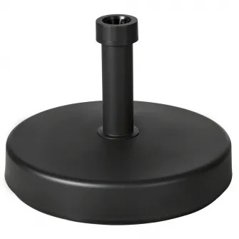 Outsunny Baza pentru umbrela de gradina din plastic PP, greutate max 18kg, Ø45x33 cm, negru