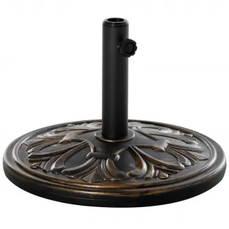 Outsunny Baza pentru Umbrela de Soare pentru Stalp de 35mm/38mm/48mm Greutate 13KG de Gradina