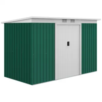 Outsunny Casuta pentru unelte de gradina, 277x130x173cm, verde