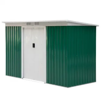 Outsunny Casuta pentru unelte de gradina, 277x130x173cm, verde