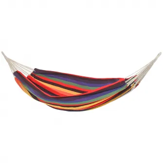 Outsunny hamac din bumbac si poliester 2x1.5m, multicolor