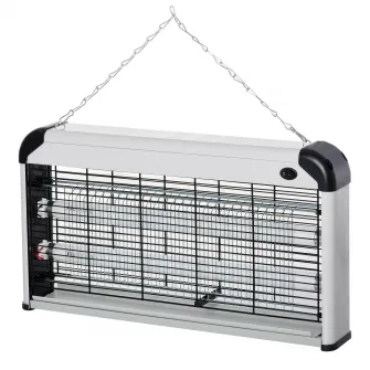 Outsunny Lampa pentru Insecte Electrica 30W pentru Exterior si Interior de 60m² Argintie