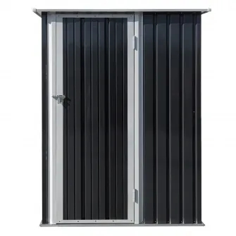 Outsunny magazie impermeabila scule, din otel 142x84x189cm