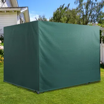 Prelata de Acoperit pentru Mobilier 215x155x150cm Verde Outsunny