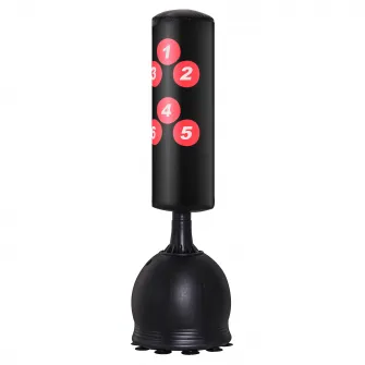 Sac de box pentru adulti si copii 50x50x165cm Negru HOMCOM