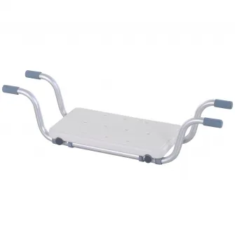 Scaun pentru cada HOMCOM, Latime reglabila 71-81cm, Max 136 kg, Alb/Argintiu