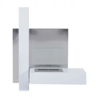 Semineu cu bioetanol HomCom in rezervor din otel inoxidabil 1.5LT, 75 x 22 x 63cm