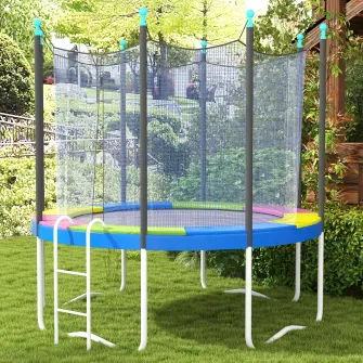 SPORTNOW Husa de 10FT pentru Arcuri de Trambulina, Saltea de Siguranta de Rezerva pentru Trambulina, Impermeabila si Rezistenta la Rupere, Accesorii pentru Trambulina pentru toate Anotimpurile