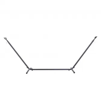 Suport hamac Outsunny, 280x120x110cm, Ajustabil, Capacitate maxima 150 kg, Metal, Negru