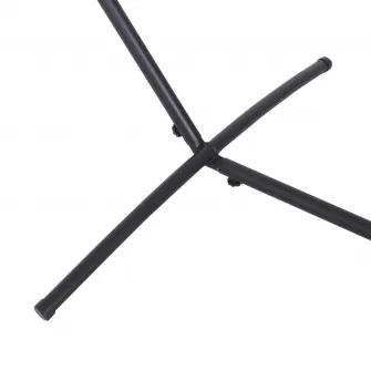 Suport hamac Outsunny, 280x120x110cm, Ajustabil, Capacitate maxima 150 kg, Metal, Negru