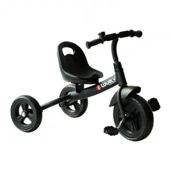 Tricicleta Homcom Negru 74x49x55 cm