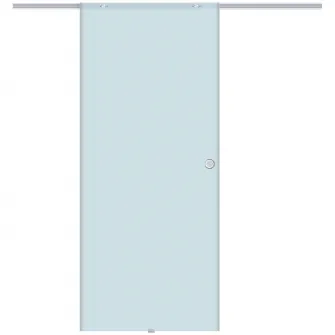 Usa Glisanta de Interior, Sticla Securizata 90x205x0.8cm HOMCOM