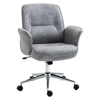 Vinsetto Scaun de Birou Ergonomic cu inaltime Ajustabila si Functie de Balansoar 67x69x92-102cm