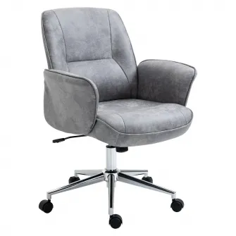 Vinsetto Scaun de Birou Ergonomic cu inaltime Ajustabila si Functie de Balansoar 67x69x92-102cm