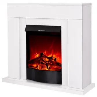 Semineu electric Art Flame Agnes & Corsica White
