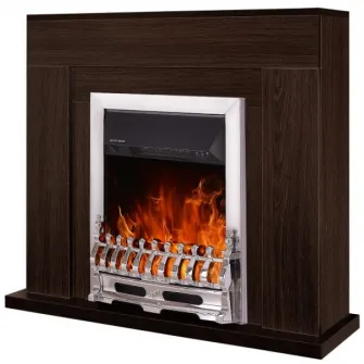 Semineu electric Art Flame Agnes & Galileo Silver Wenge