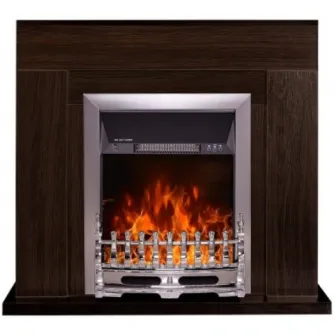 Semineu electric Art Flame Agnes & Galileo Silver Wenge