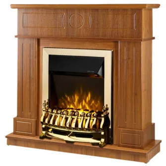 Semineu electric Art Flame Ambasador & Galileo Gold Nut