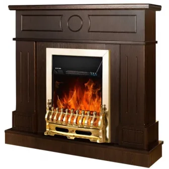 Semineu electric Art Flame Ambasador & Galileo Gold Wenge