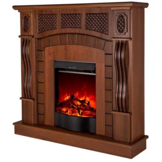 Semineu electric Art Flame Amsterdam & Corsica Nut